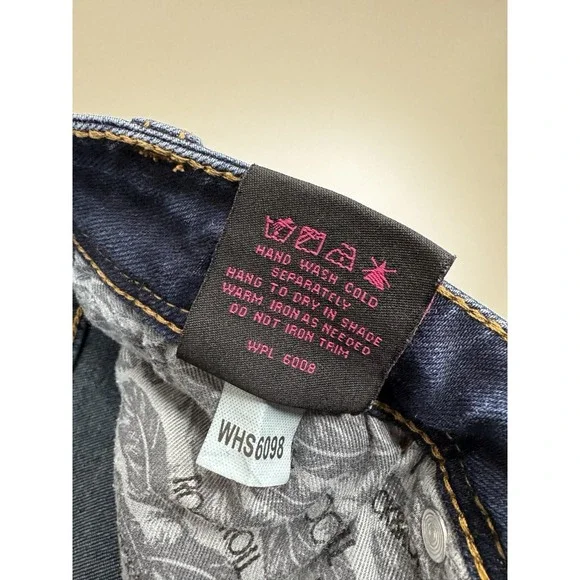 Rock & Roll Denim Womens High Rise Skinny Jean 31 Dark Wash Stretch Rodeo Punchy - Picture 8 of 13